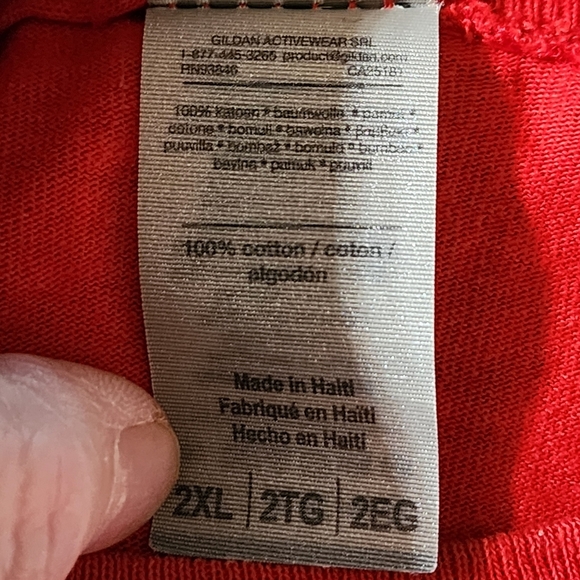 Kansas City Chiefs Superbowl T-shirt Men's 2XL Red Gildan NFL - Picture 6 of 9